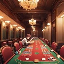 win96jili live casino dealer table streamed on mobile browser for Philippines players